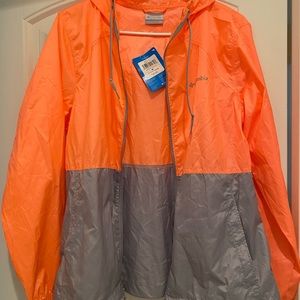 Hot Pink Columbia Center Ridge Windbreaker